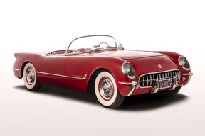 An first-generation Chevrolet Corvette from the Academy of Art University collection