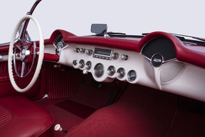 An first-generation Chevrolet Corvette from the Academy of Art University collection