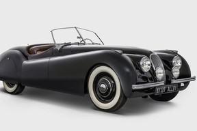A Jaguar XK120 from the Academy of Art University collection