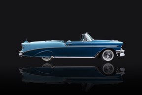 A 1956 Chevrolet convertible from the Academy of Art University collection