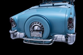A 1956 Chevrolet convertible from the Academy of Art University collection