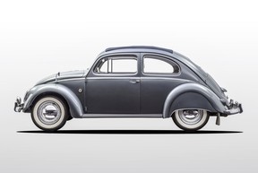 A Volkswagen Beetle from the Academy of Art University collection