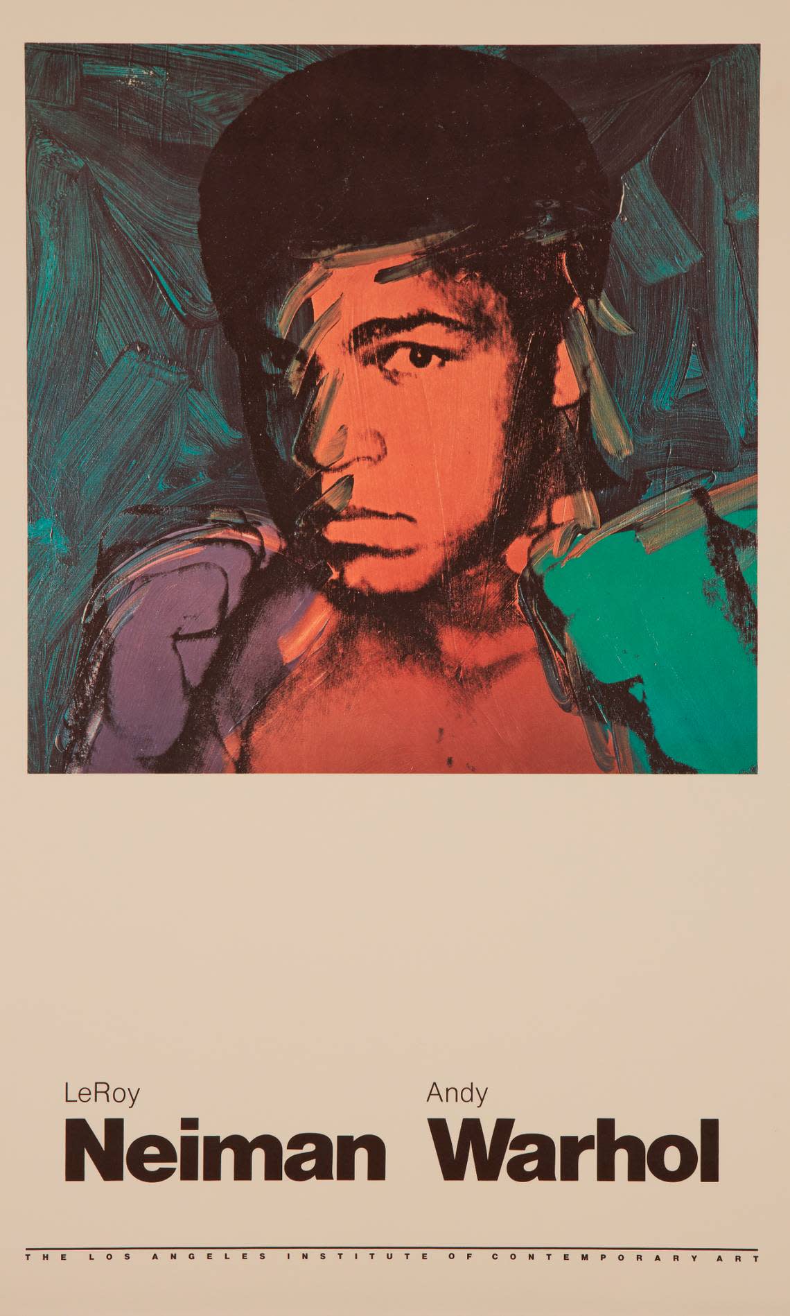 Ali, Neiman and Andy Warhol, L.A.I.C.A, 1981 Poster.