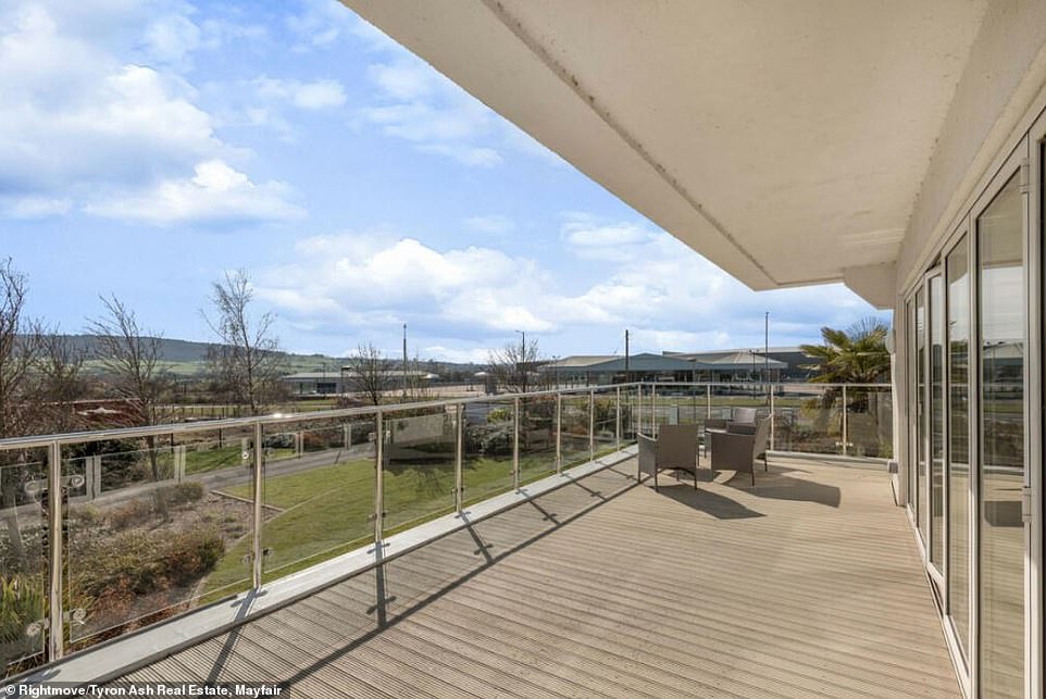 The terrace is the perfect place to catch the early afternoon sunshine and overlooks unspoiled countryside