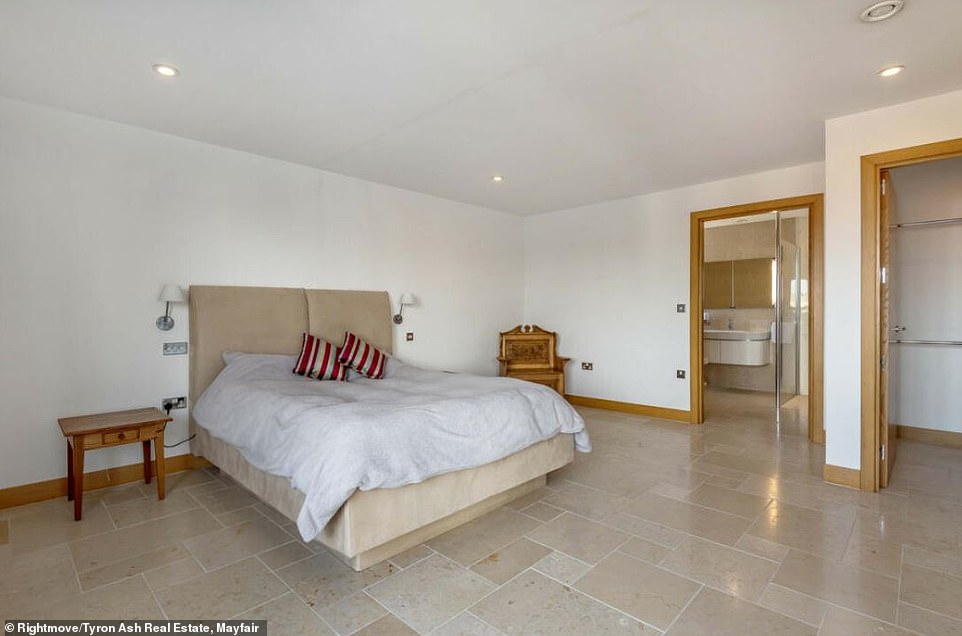 On the first floor, the house has four luxury bedroom suites all with balconies, bespoke bathrooms, and dressing rooms