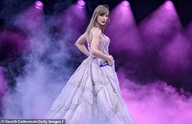 Cash machine: At Taylor Swift's three night stint at Edinburgh's Murrayfield Stadium, four in 10 of card transactions were from tourists
