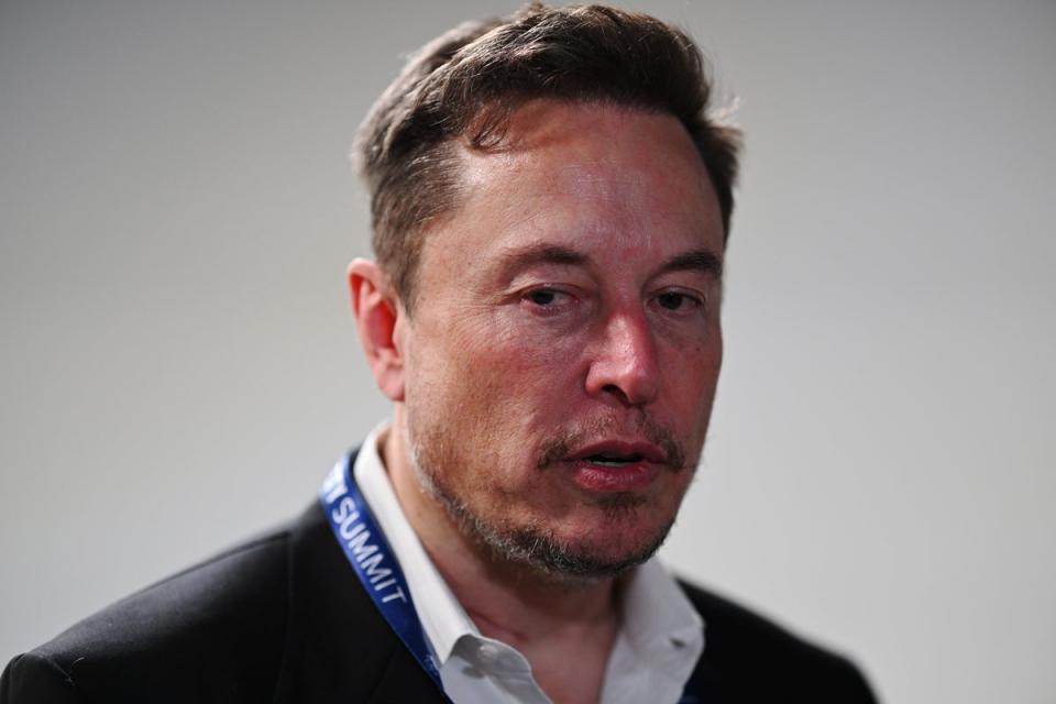Elon Musk, the owner of social media platform X, has been criticised for disseminating false information about recent disorder in the UK (PA Archive)
