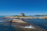 A 540-square-foot cabin and its outhouse are the only structures on Maine’s Duck Ledges Island.