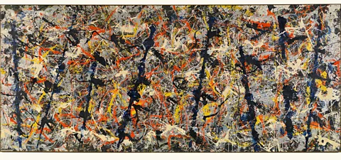 National Gallery of Australia © The Pollock-Krasner Foundation ARS and DACS Blue Poles (1952) by Jackson Pollock (Credit: National Gallery of Australia © The Pollock-Krasner Foundation ARS and DACS)