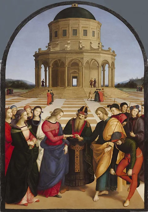 Pinacoteca Brera The Marriage of the Virgin (1504) by Raphael (Credit: Pinacoteca Brera)