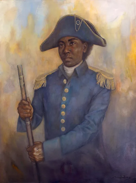 Courtesy of the artist, Richard Barbot Sanité Bélair, depicted by Haitian artist Richard Barbot, was a revolutionary who led the charge at Saint-Domingue (Credit: Courtesy of the artist, Richard Barbot)