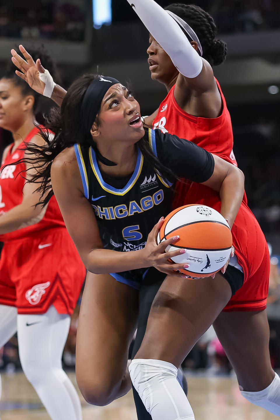 Angel Reese Playing Against Indiana Fever