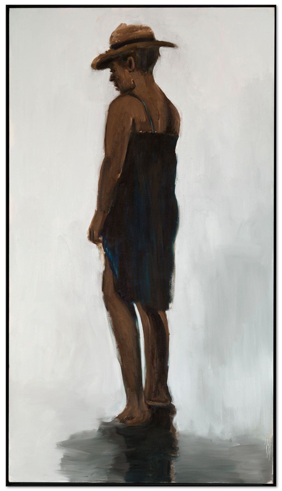 Painting of a black woman standing