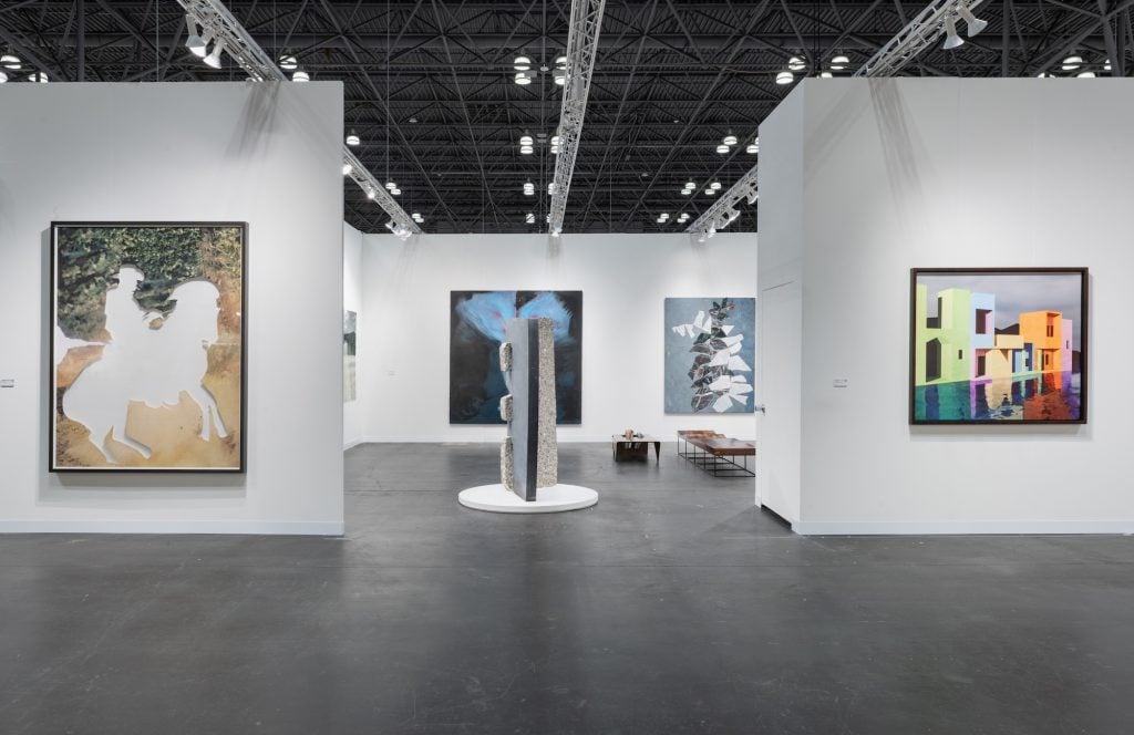 a view of Sean Kelly gallery's booth at The Armory Show 2024