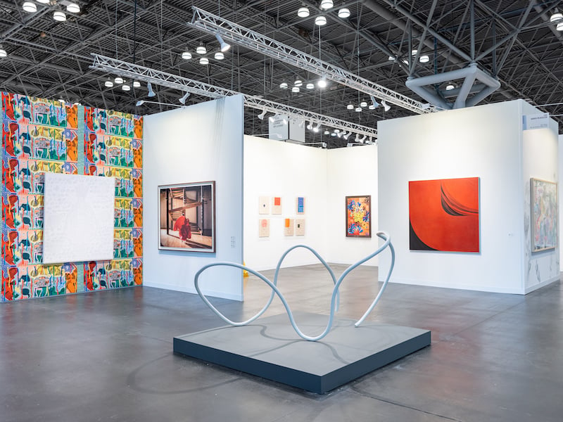 an image of the Galerie Nara Roesler booth at the Armory Show