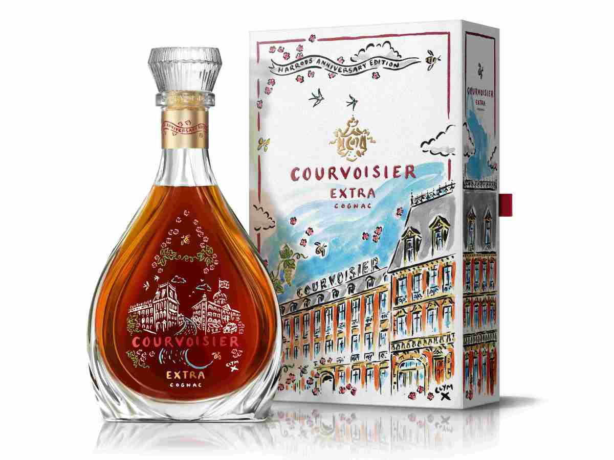 Courvoisier Extra Prestige cognac: celebrating Harrods 175th Anniversary with joyful artistry