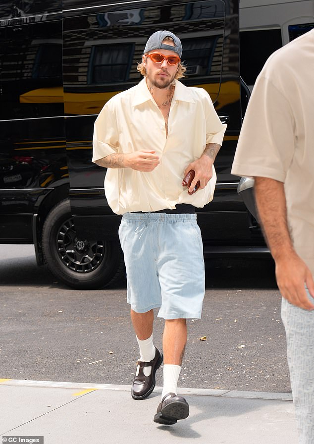 Justin Bieber, 30, posted to Instagram for the first time since the arrest of his one-time mentor, Sean ' Diddy ' Combs, 54, with a combination of images of himself and bird-related images. Pictured in June in NYC