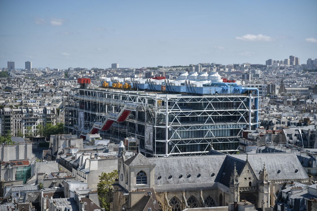 The Centre Pompidou. Photo by Firas Abdullah/Anadolu Agency via Getty Images