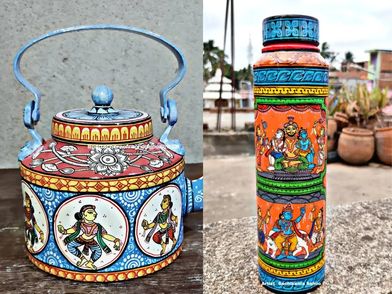 Pattachitra Art Bottle 