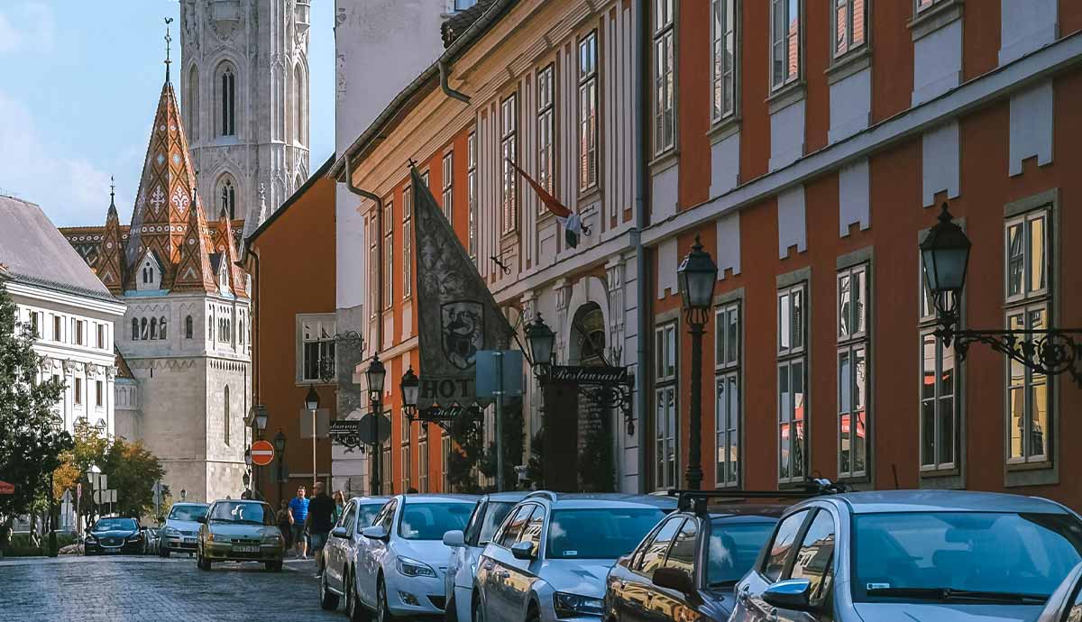 budapest street scene