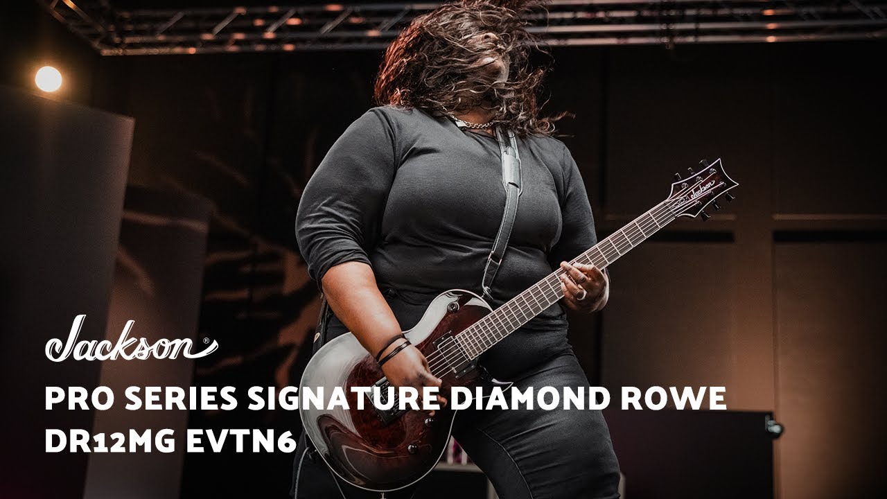 Tetrarch's Diamond Rowe Unveils Her New Signature Pro Series DR12MG EVTN6 | Jackson Guitars - YouTube