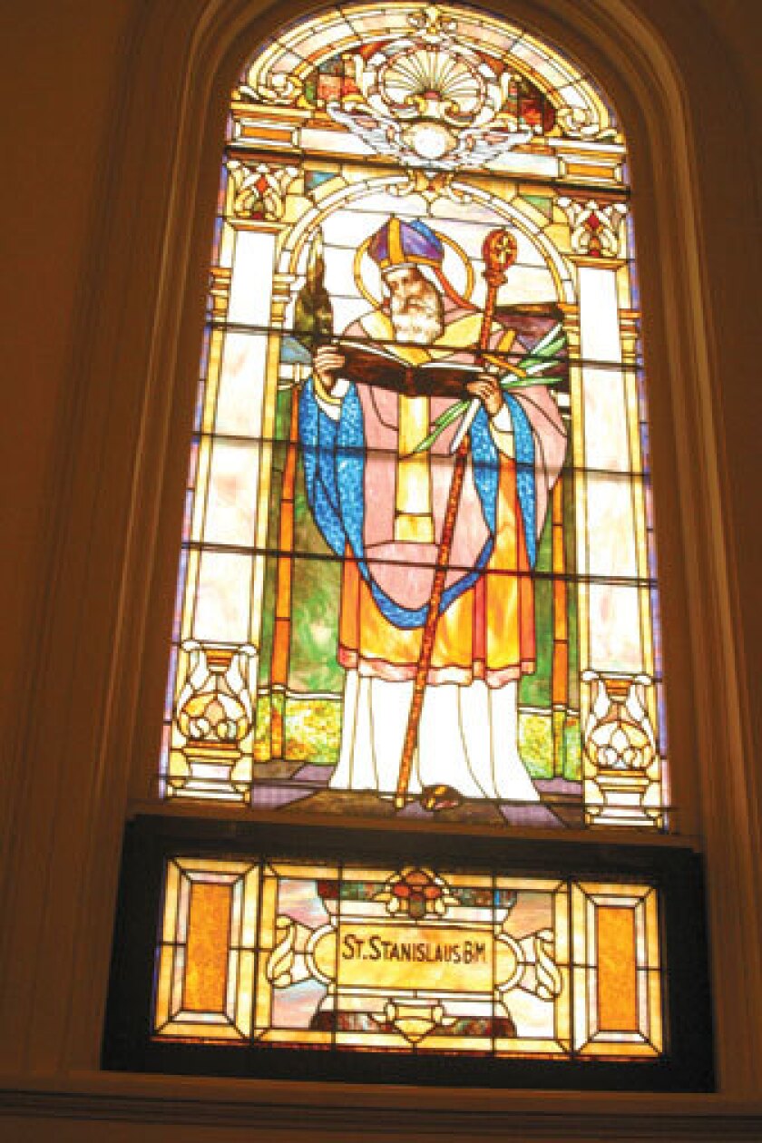 St. Stan's stained glass window