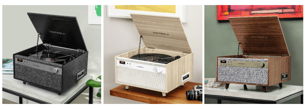 Victrola Century 6-in-1 Music Centre comes in three colours