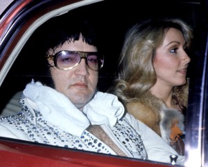 Elvis Presley with girlfriend Linda Thompson (Photo by Tom Wargacki/WireImage)