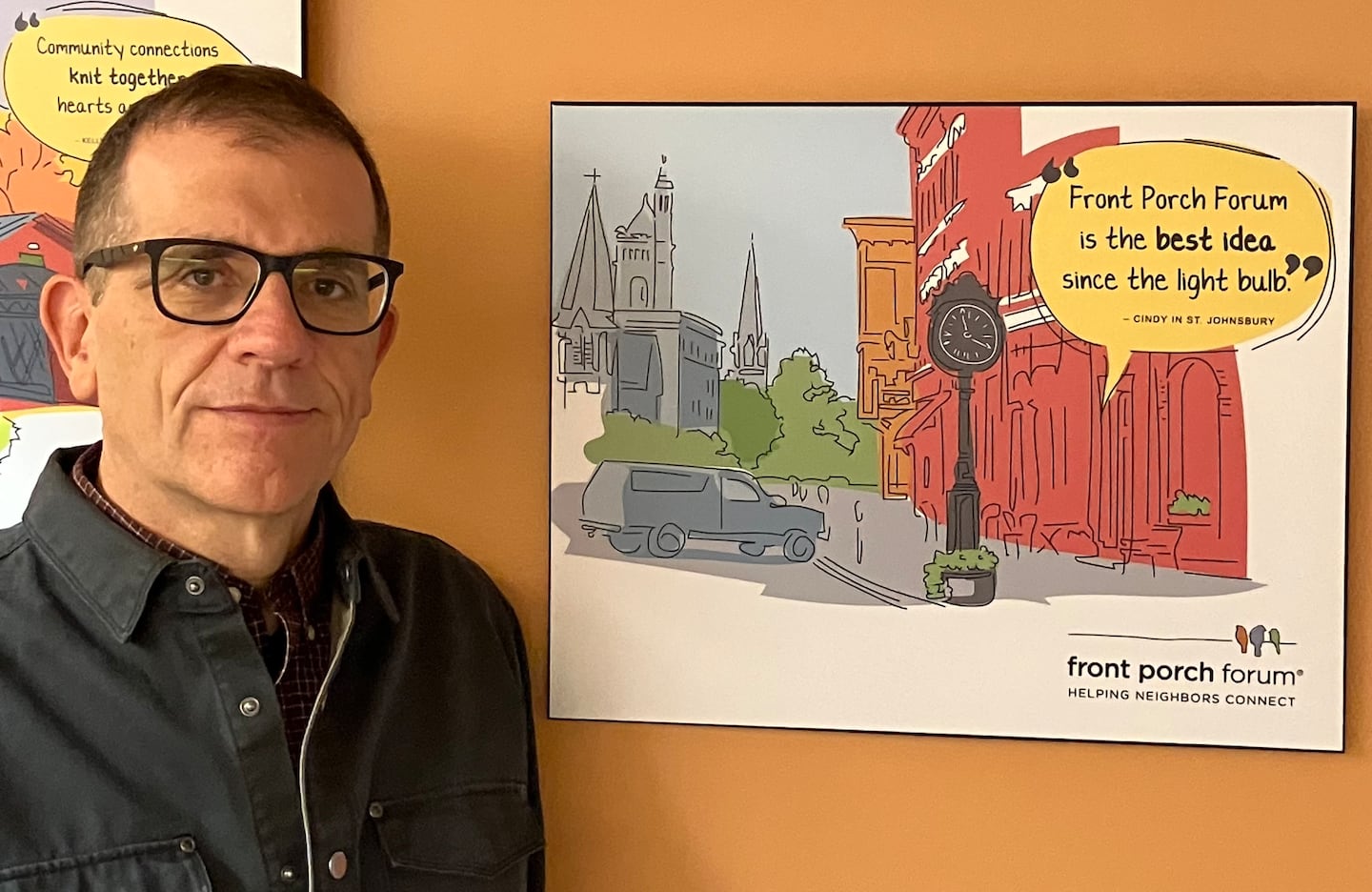 Michael Wood-Lewis is the CEO of Front Porch Forum.