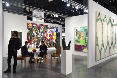 MIAMI, FL - DECEMBER 8: Atmosphere at Art Basel Miami Beach Art Fair 2023 at Miami Convention Center on December 8, 2023 in Miami, FL. (Photo by Patrick McMullan/PMC)