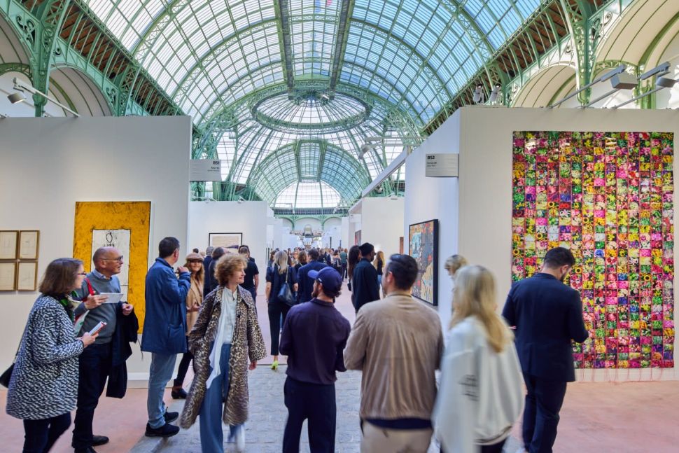 Attendants at Art Basel Paris 2024 at the Grand Palais
