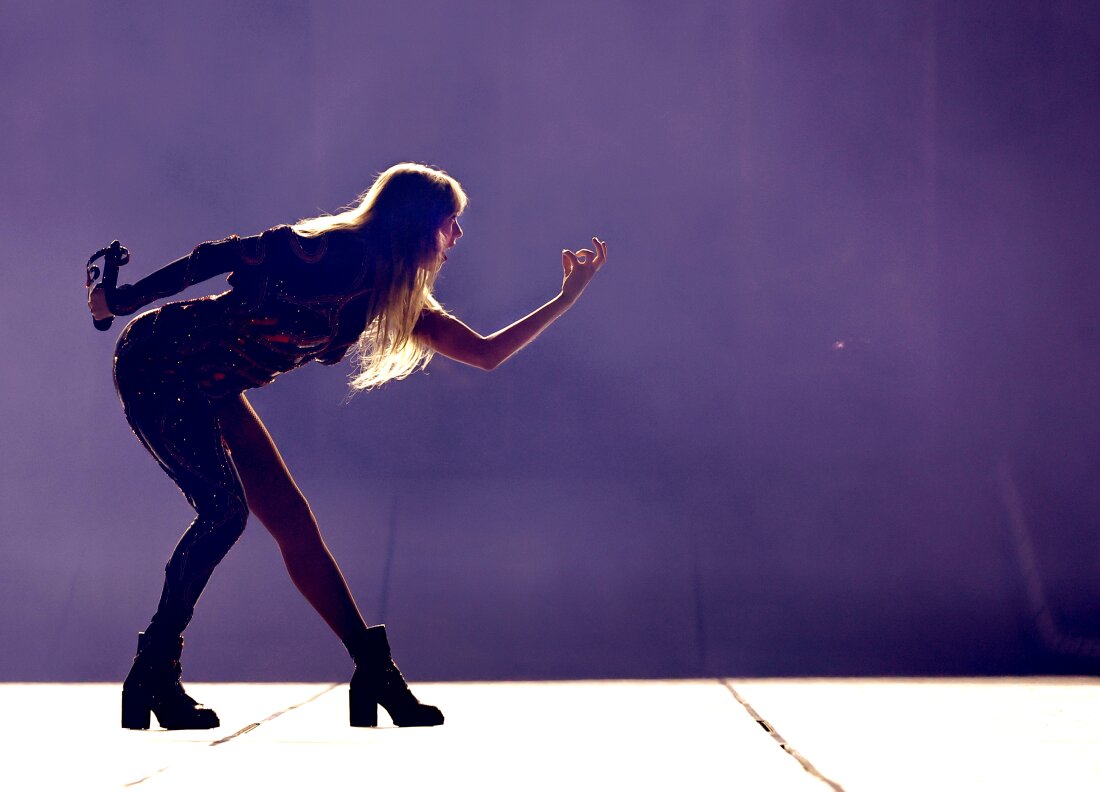 Taylor Swift performs onstage for the opening night of 