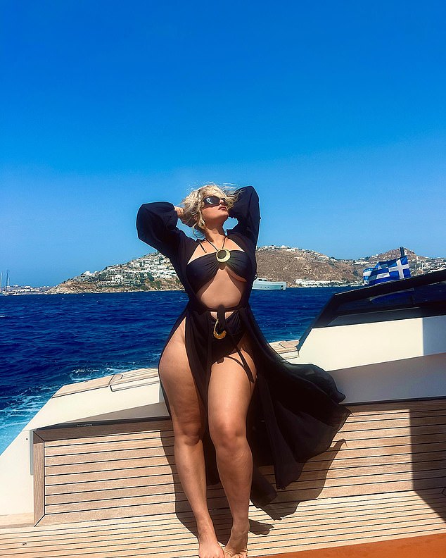 Pop singer Bebe Rexha in Mykonos. Rexha was another of the performers targeted by Dalziel, who managed to get the tracks by illegally accessing stars' cloud accounts