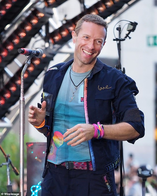 Chris Martin of Coldplay, one of the artists whose unreleased tracks were sold on the dark web by Skylar Dalziel