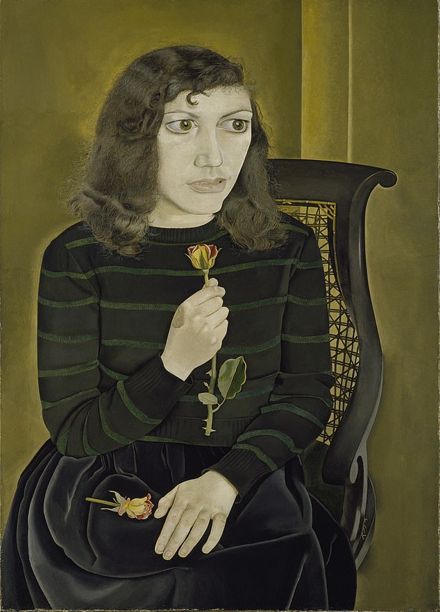 The British Council's first-ever purchased artwork, Girl with Roses, is one of those possibly at risk of sale