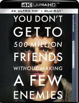 The Social Network 4K Blu-ray (2010)