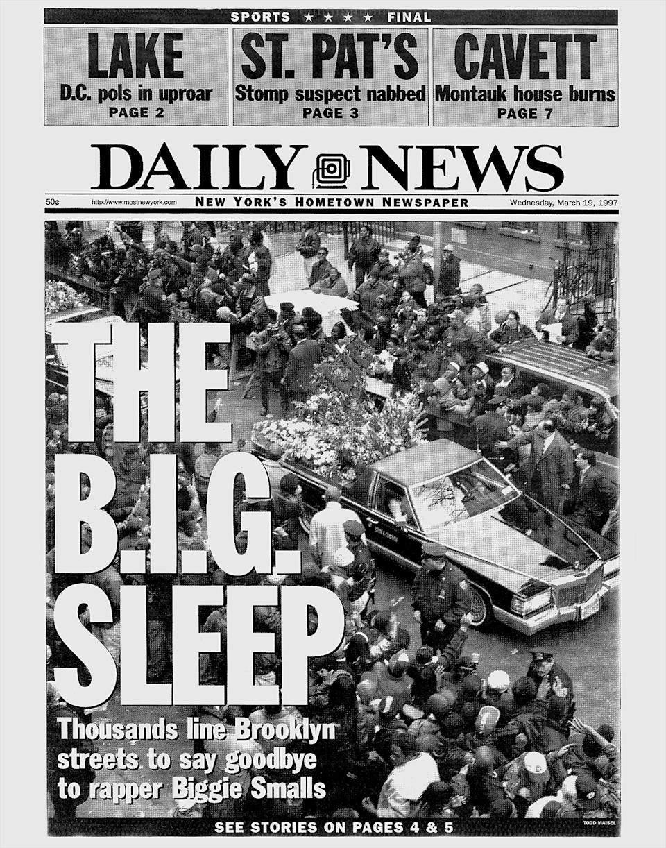 Daily News front page dated March 19, 1997.