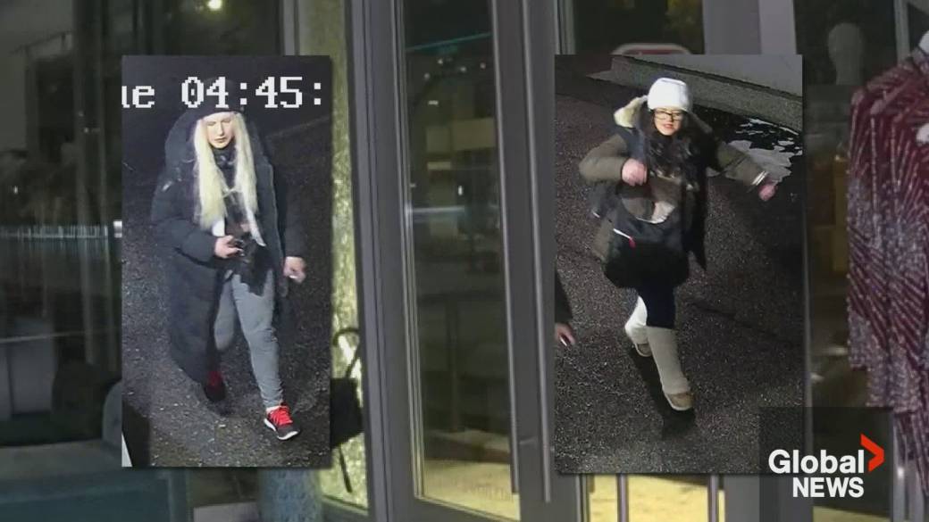 Click to play video: 'Vancouver police ask for help finding downtown business vandals'