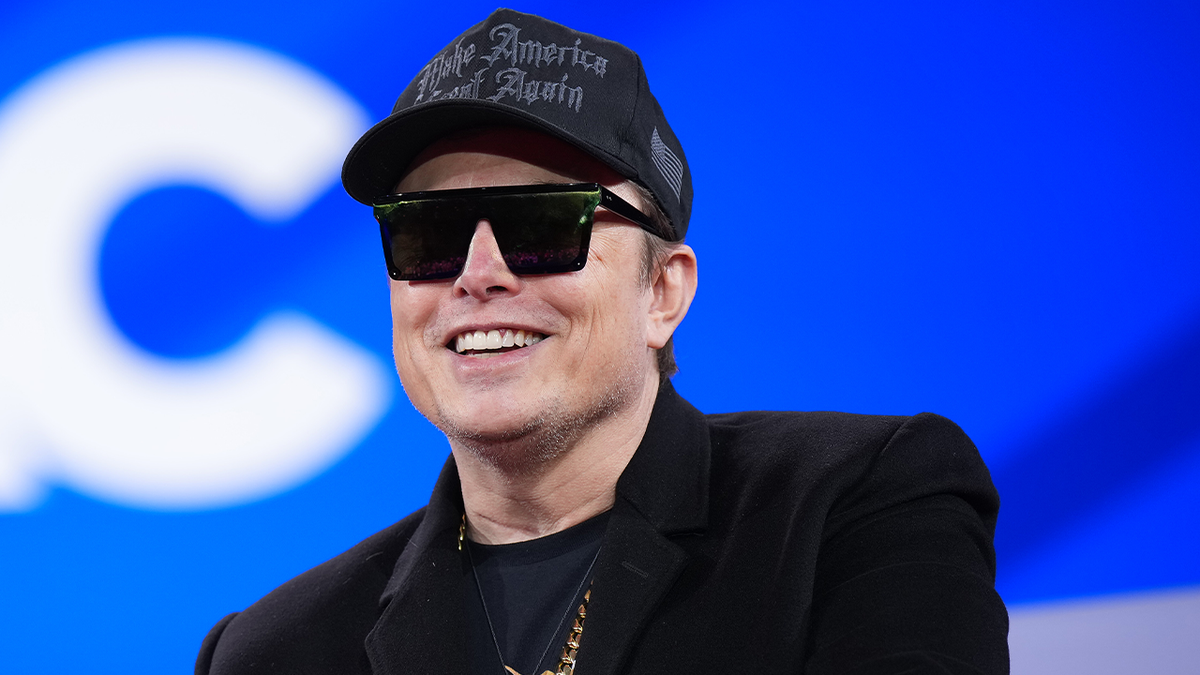 Billionaire Elon Musk pictured in sunglasses