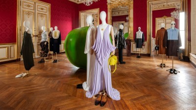 Designer looks installed in historic Parisian residence.