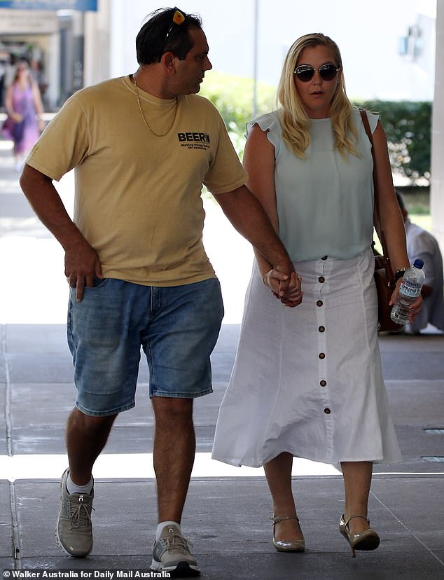 Giuffre's suspicious posts came as a shock to many global viewers, with many believing that she appeared to be living a fairly quiet life with her husband Robert and their three children since 2023 - though they recently separated after 22 years of marriage (pictured)