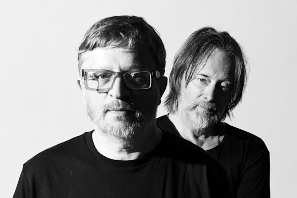 Mark Pritchard (left) and Thom Yorke.