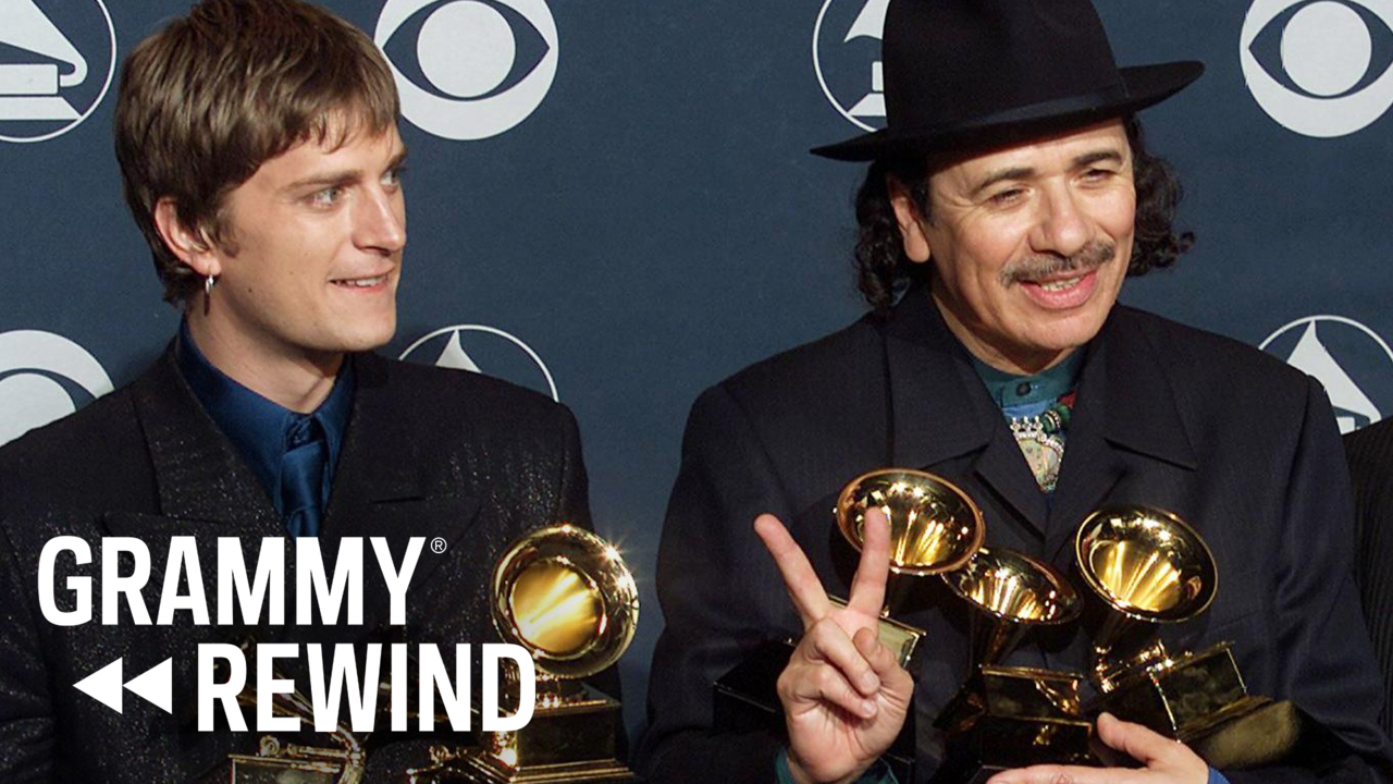 Watch Santana & Rob Thomas Self-Assuredly Win Record Of The Year For