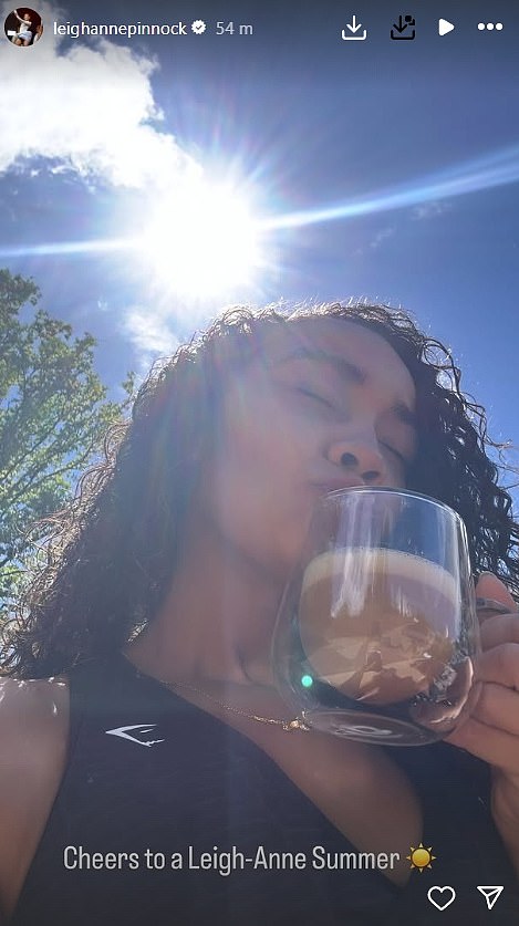 Leigh-Anne told fans on her Instagram Story and on Discord that it was going to be a 'Leigh-Anne summer' hinting at her album's release date