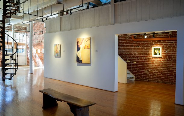 The b. sakata garo gallery in Midtown is a holdout from the traditional art gallery model, one of a few left in the city.  (Photo by Marie-Elena Schembri)