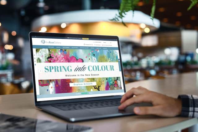 New website for The Rose Gallery