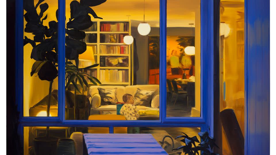 For Walker, motherhood is not limited to the relationship between biological mother and child, but also the people involved in the early years of childhood. Pictured, "Daphne." - Caroline Walker