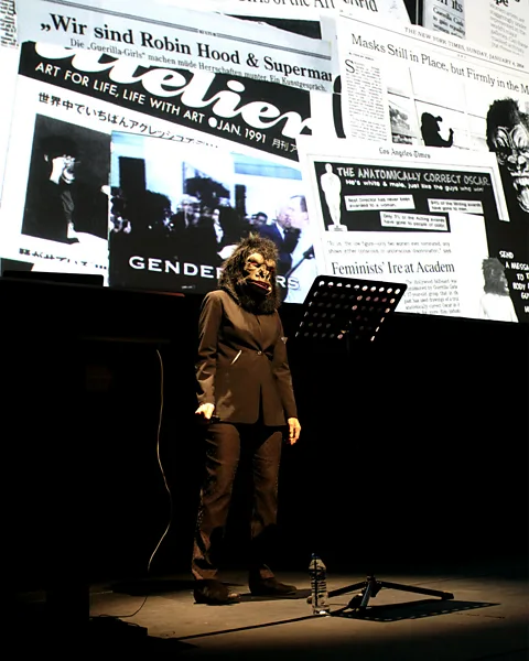 Getty Images The female collective has been protesting sexism in the art world since the 1980s (Credit: Getty Images)