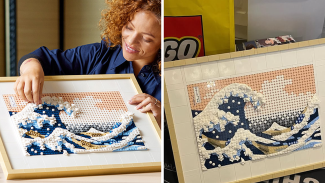 Over 100 shoppers have bought this best-selling LEGO wall art.