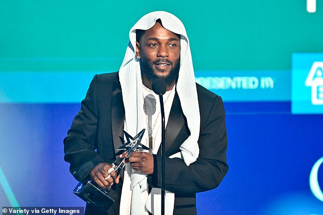 Most of the winners weren't featured on the broadcast, though Kendrick Lamar was easily the big winner, taking home five awards in total